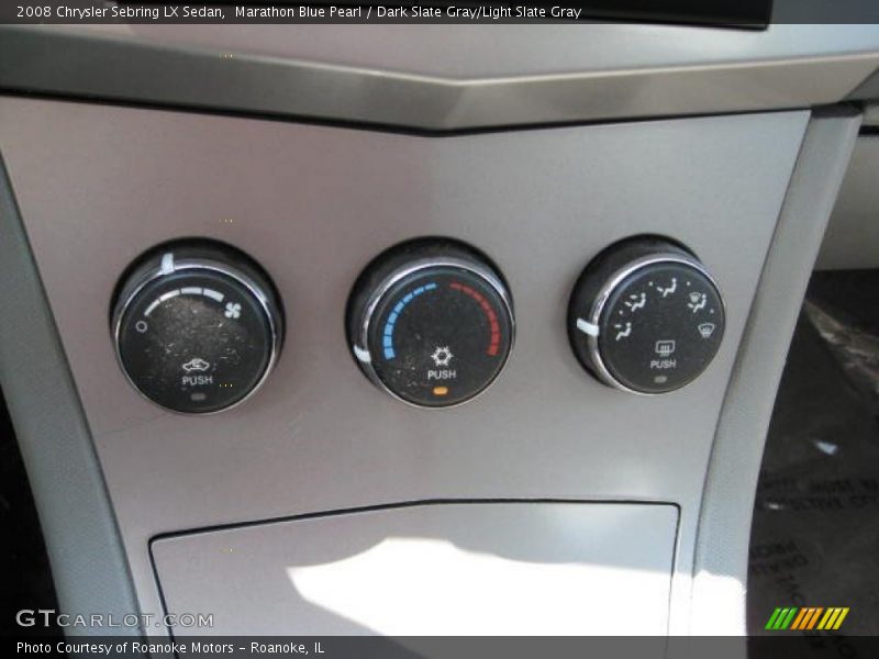 Marathon Blue Pearl / Dark Slate Gray/Light Slate Gray 2008 Chrysler Sebring LX Sedan