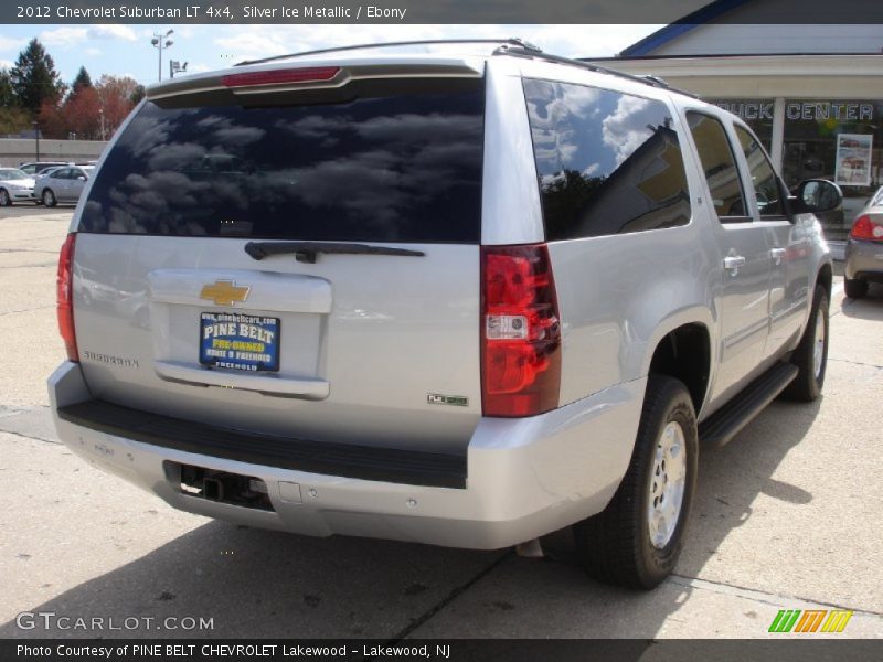 Silver Ice Metallic / Ebony 2012 Chevrolet Suburban LT 4x4