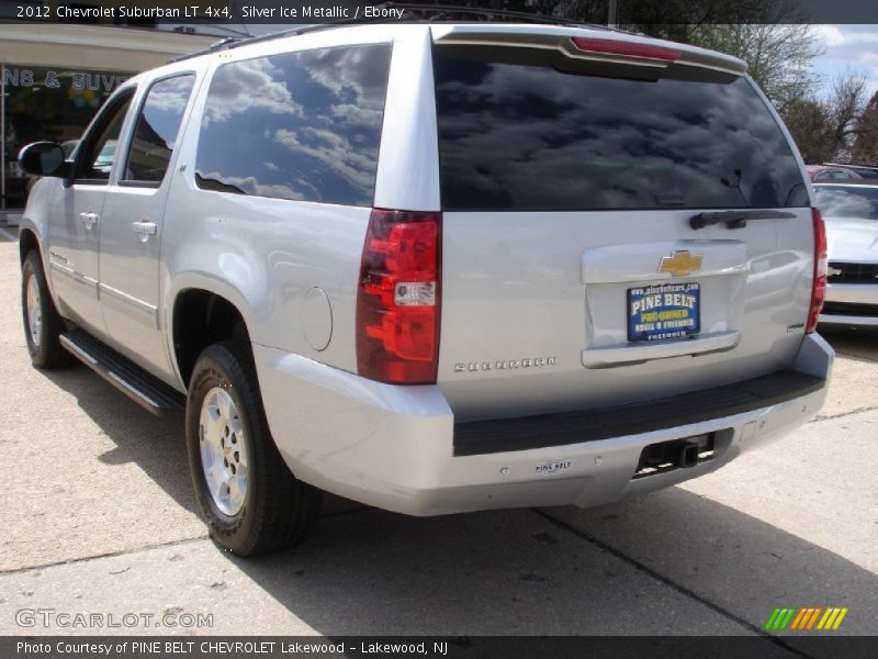Silver Ice Metallic / Ebony 2012 Chevrolet Suburban LT 4x4
