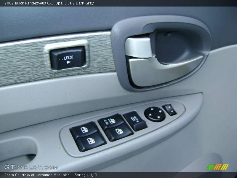 Opal Blue / Dark Gray 2002 Buick Rendezvous CX