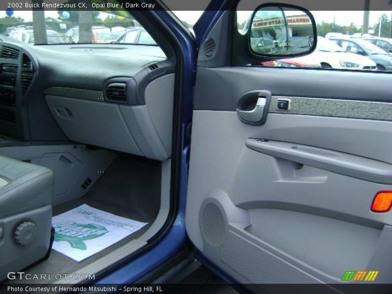 Opal Blue / Dark Gray 2002 Buick Rendezvous CX