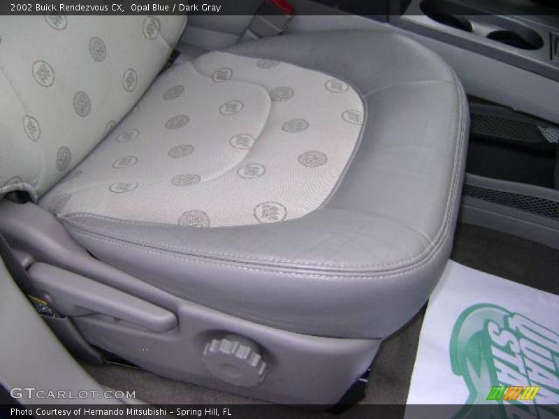 Opal Blue / Dark Gray 2002 Buick Rendezvous CX