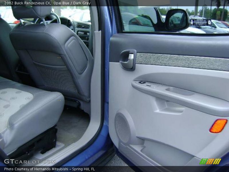 Opal Blue / Dark Gray 2002 Buick Rendezvous CX