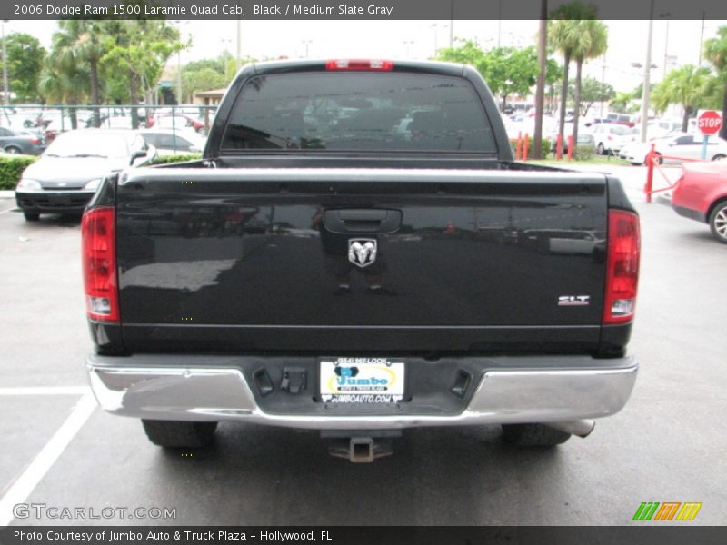 Black / Medium Slate Gray 2006 Dodge Ram 1500 Laramie Quad Cab