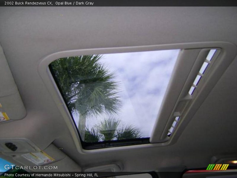 Opal Blue / Dark Gray 2002 Buick Rendezvous CX