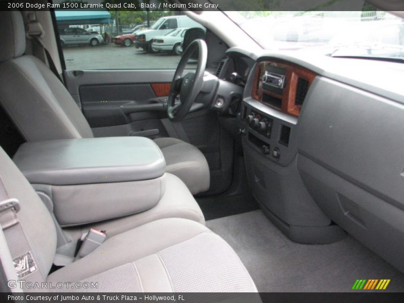 Black / Medium Slate Gray 2006 Dodge Ram 1500 Laramie Quad Cab