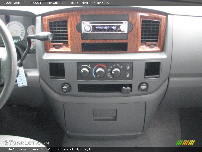 Black / Medium Slate Gray 2006 Dodge Ram 1500 Laramie Quad Cab