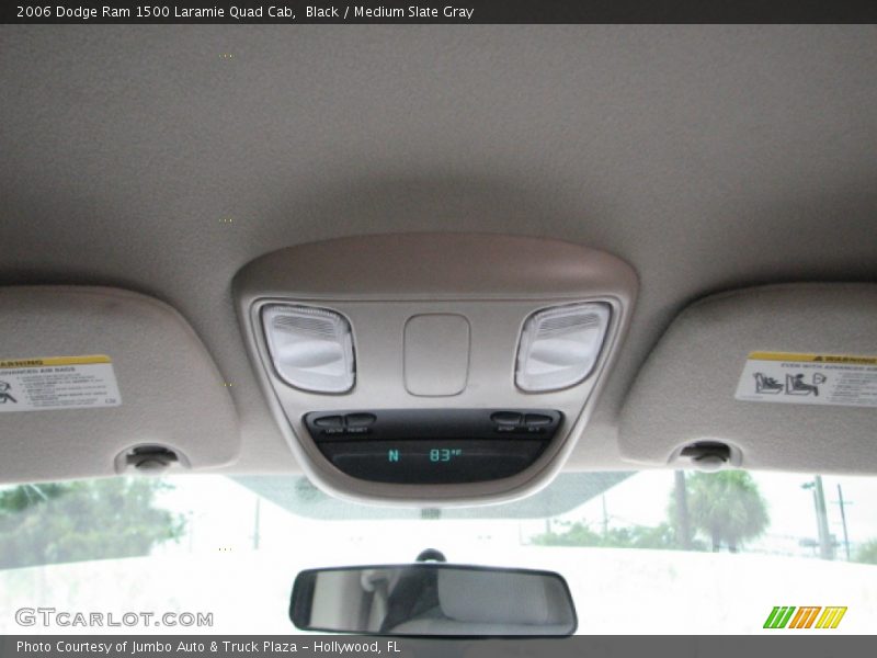 Black / Medium Slate Gray 2006 Dodge Ram 1500 Laramie Quad Cab