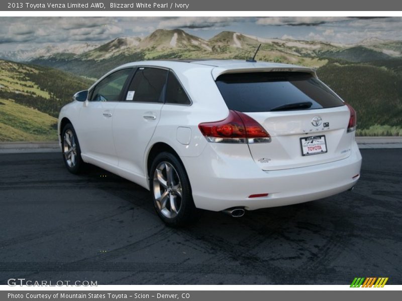 Blizzard White Pearl / Ivory 2013 Toyota Venza Limited AWD
