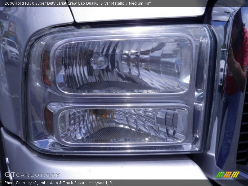 Silver Metallic / Medium Flint 2006 Ford F350 Super Duty Lariat Crew Cab Dually