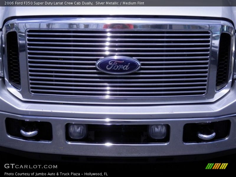 Silver Metallic / Medium Flint 2006 Ford F350 Super Duty Lariat Crew Cab Dually