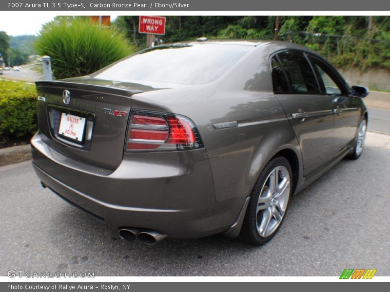 Carbon Bronze Pearl / Ebony/Silver 2007 Acura TL 3.5 Type-S