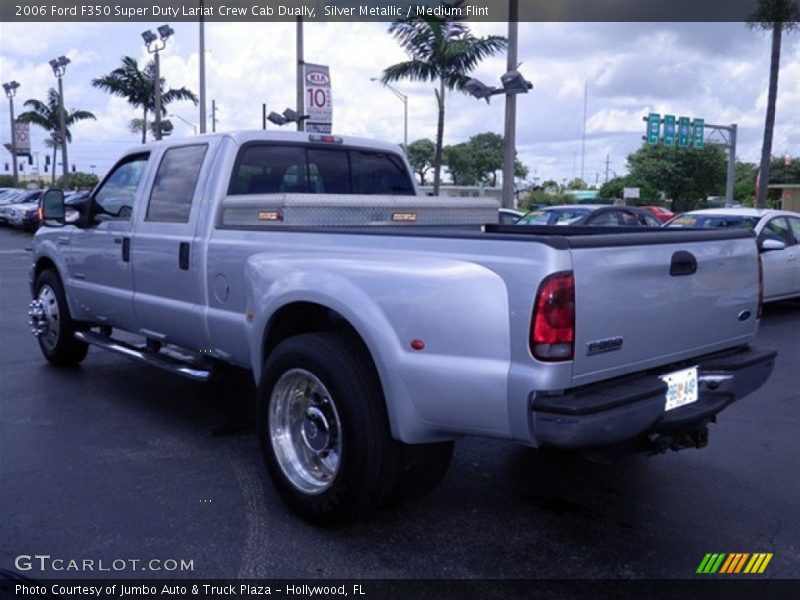 Silver Metallic / Medium Flint 2006 Ford F350 Super Duty Lariat Crew Cab Dually
