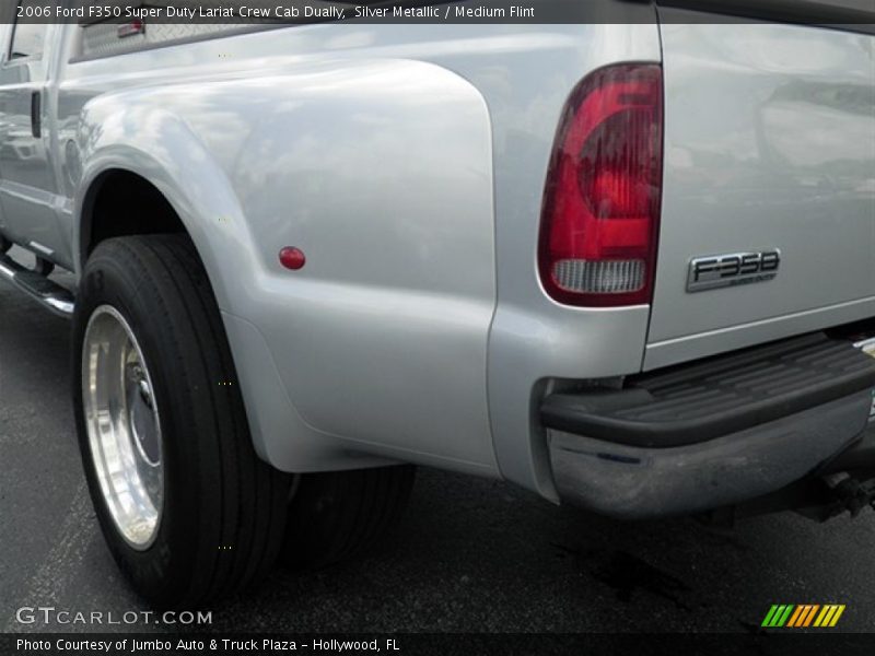 Silver Metallic / Medium Flint 2006 Ford F350 Super Duty Lariat Crew Cab Dually