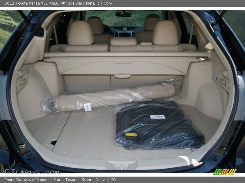  2013 Venza XLE AWD Trunk