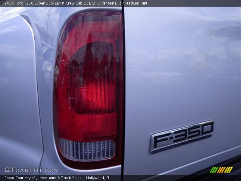 Silver Metallic / Medium Flint 2006 Ford F350 Super Duty Lariat Crew Cab Dually