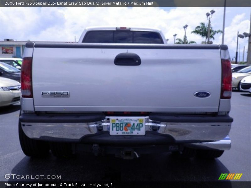 Silver Metallic / Medium Flint 2006 Ford F350 Super Duty Lariat Crew Cab Dually