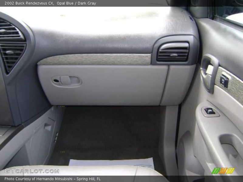 Opal Blue / Dark Gray 2002 Buick Rendezvous CX
