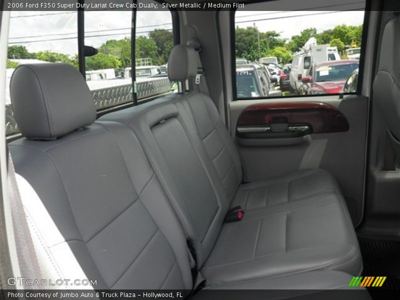 Silver Metallic / Medium Flint 2006 Ford F350 Super Duty Lariat Crew Cab Dually