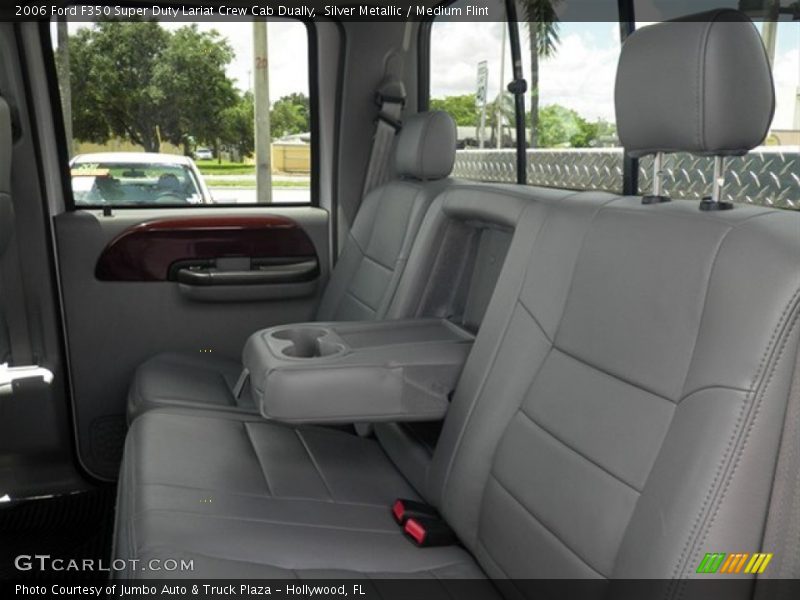 Silver Metallic / Medium Flint 2006 Ford F350 Super Duty Lariat Crew Cab Dually