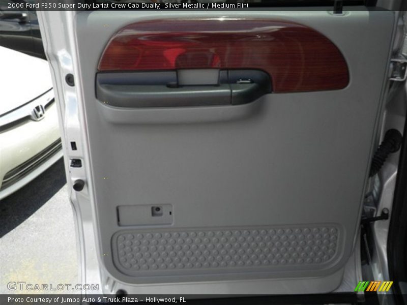 Silver Metallic / Medium Flint 2006 Ford F350 Super Duty Lariat Crew Cab Dually