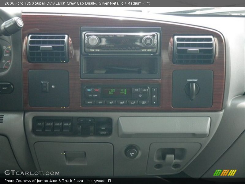 Silver Metallic / Medium Flint 2006 Ford F350 Super Duty Lariat Crew Cab Dually