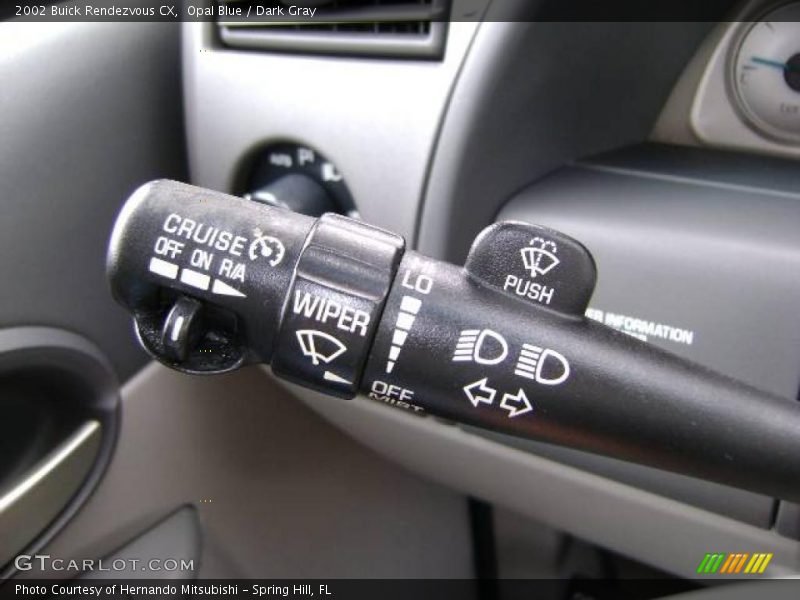 Opal Blue / Dark Gray 2002 Buick Rendezvous CX