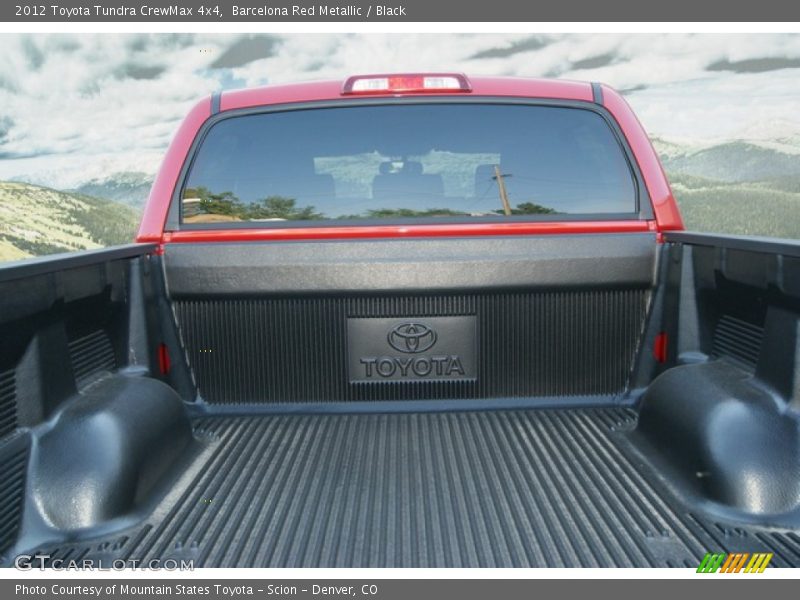 Barcelona Red Metallic / Black 2012 Toyota Tundra CrewMax 4x4