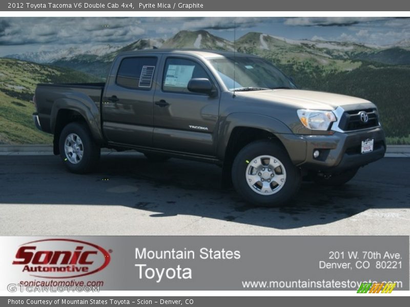 Pyrite Mica / Graphite 2012 Toyota Tacoma V6 Double Cab 4x4