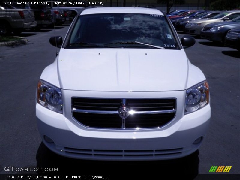 Bright White / Dark Slate Gray 2012 Dodge Caliber SXT