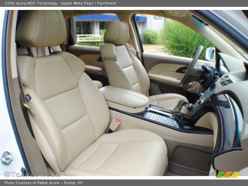 Aspen White Pearl / Parchment 2009 Acura MDX Technology