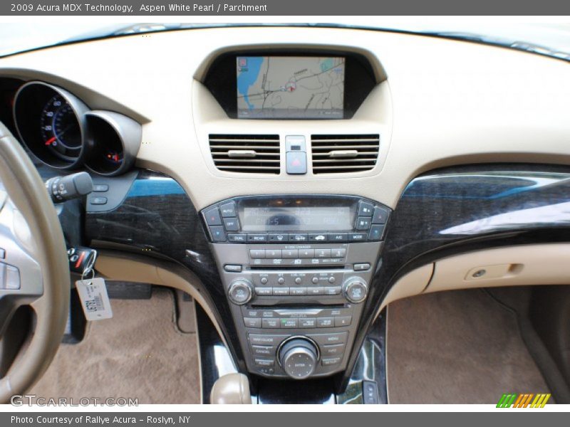 Aspen White Pearl / Parchment 2009 Acura MDX Technology