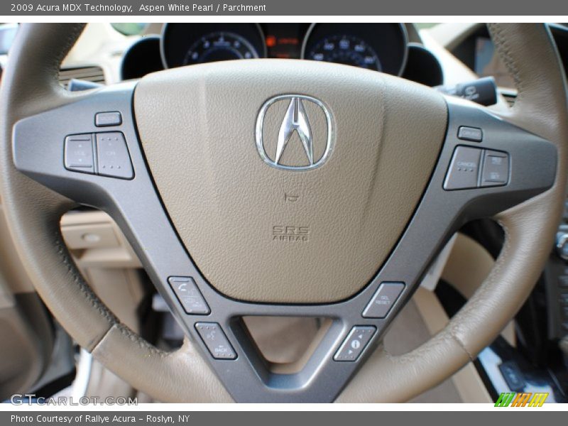 Aspen White Pearl / Parchment 2009 Acura MDX Technology