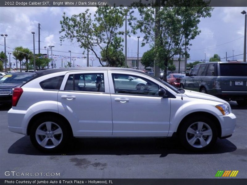 Bright White / Dark Slate Gray 2012 Dodge Caliber SXT