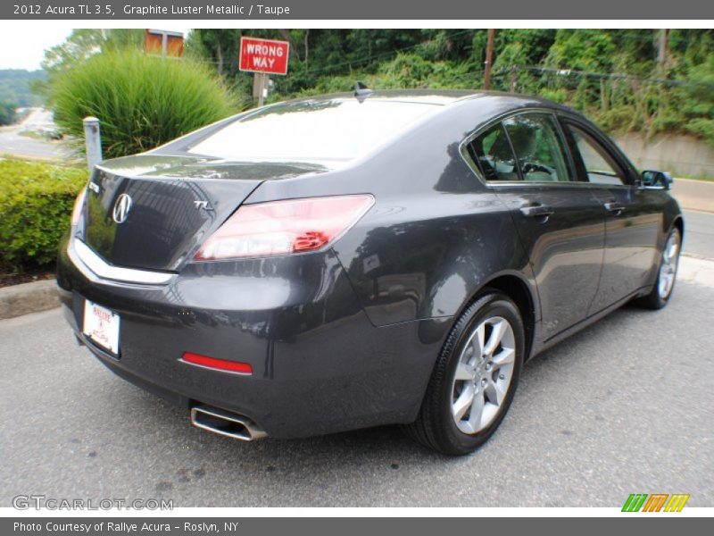Graphite Luster Metallic / Taupe 2012 Acura TL 3.5