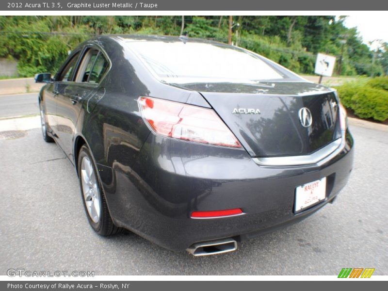 Graphite Luster Metallic / Taupe 2012 Acura TL 3.5