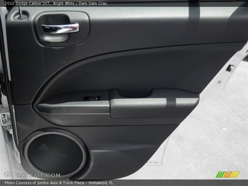 Bright White / Dark Slate Gray 2012 Dodge Caliber SXT