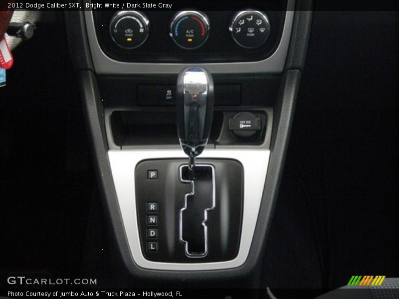 Bright White / Dark Slate Gray 2012 Dodge Caliber SXT