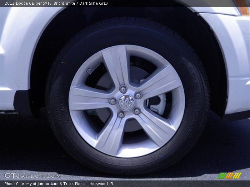 Bright White / Dark Slate Gray 2012 Dodge Caliber SXT