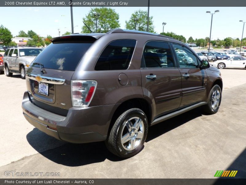 Granite Gray Metallic / Light Gray 2008 Chevrolet Equinox LTZ AWD