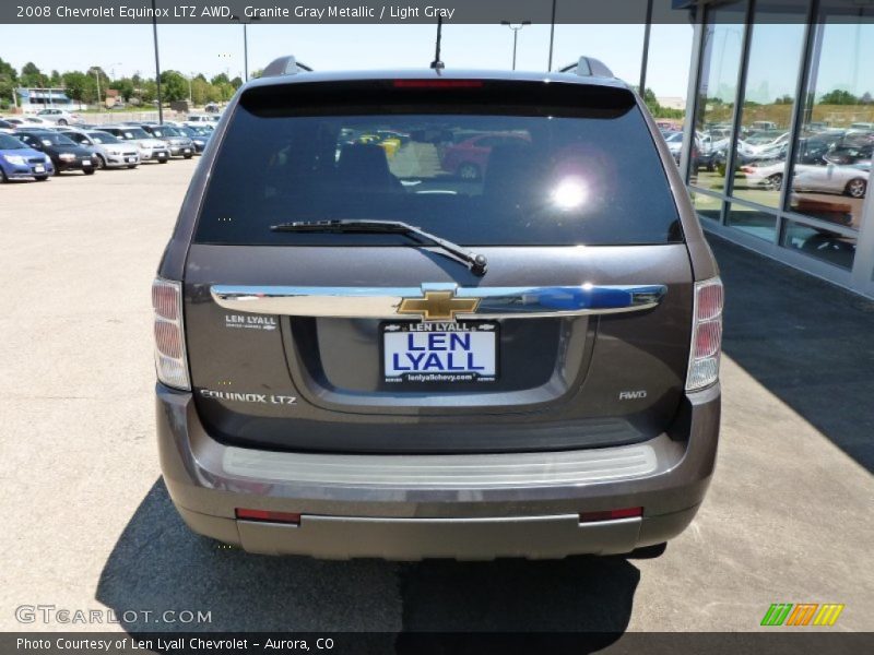 Granite Gray Metallic / Light Gray 2008 Chevrolet Equinox LTZ AWD