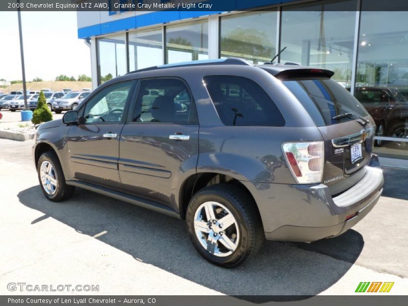 Granite Gray Metallic / Light Gray 2008 Chevrolet Equinox LTZ AWD