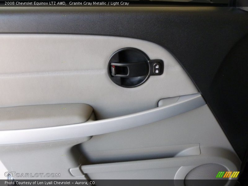 Granite Gray Metallic / Light Gray 2008 Chevrolet Equinox LTZ AWD