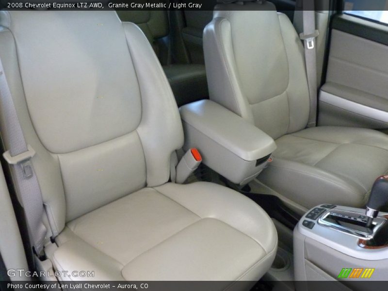 Granite Gray Metallic / Light Gray 2008 Chevrolet Equinox LTZ AWD