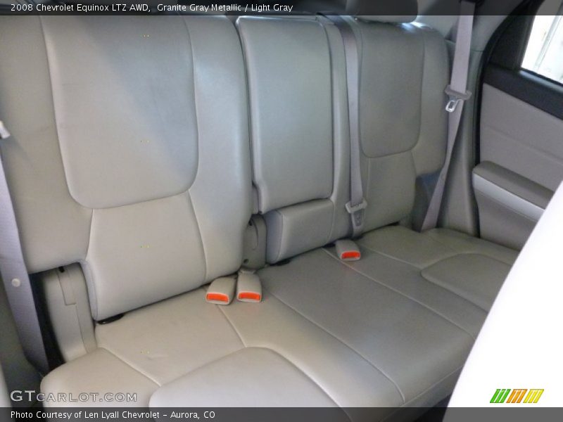 Rear Seat of 2008 Equinox LTZ AWD