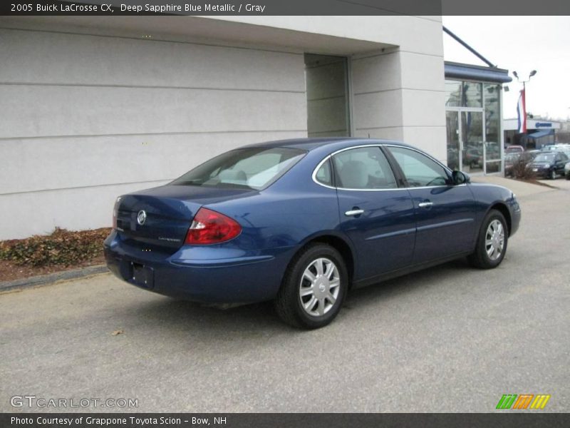 Deep Sapphire Blue Metallic / Gray 2005 Buick LaCrosse CX