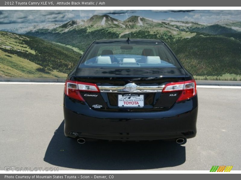 Attitude Black Metallic / Ash 2012 Toyota Camry XLE V6