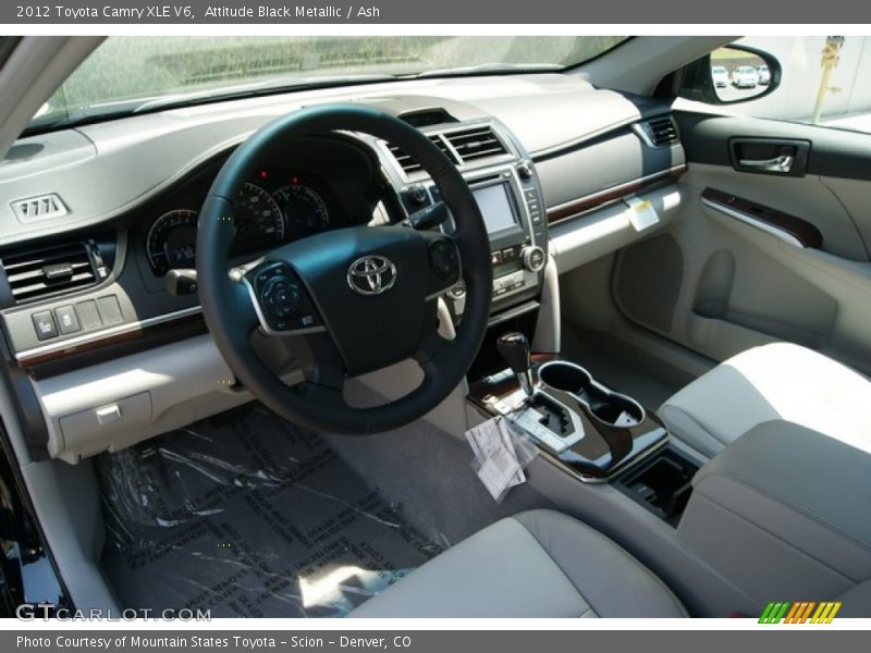 Attitude Black Metallic / Ash 2012 Toyota Camry XLE V6