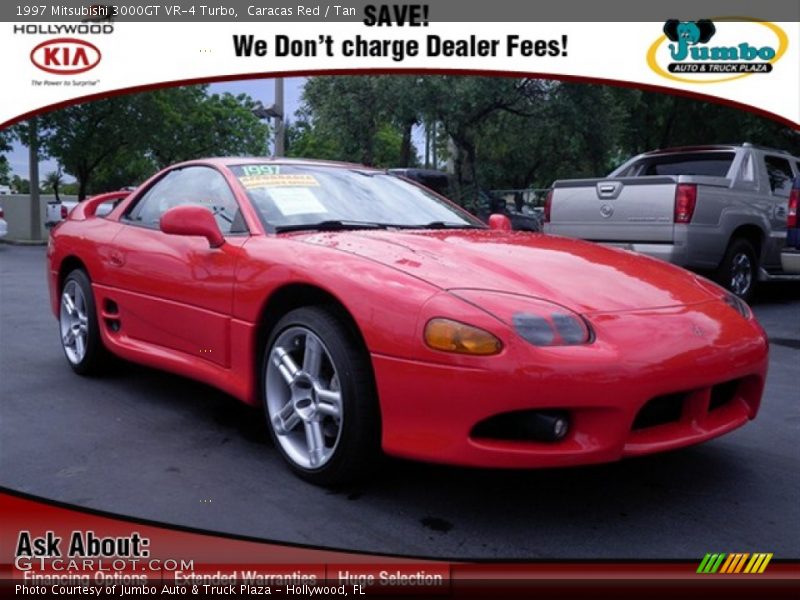 Caracas Red / Tan 1997 Mitsubishi 3000GT VR-4 Turbo