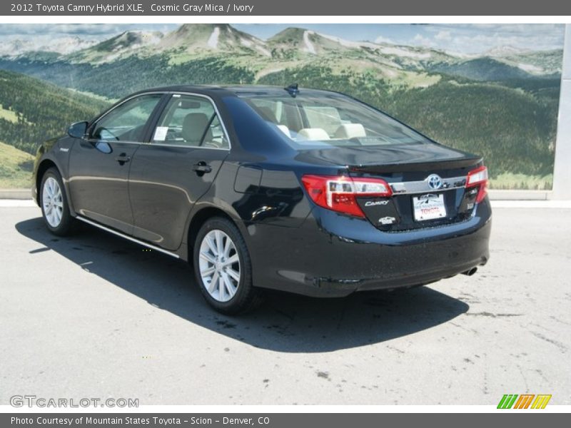 Cosmic Gray Mica / Ivory 2012 Toyota Camry Hybrid XLE